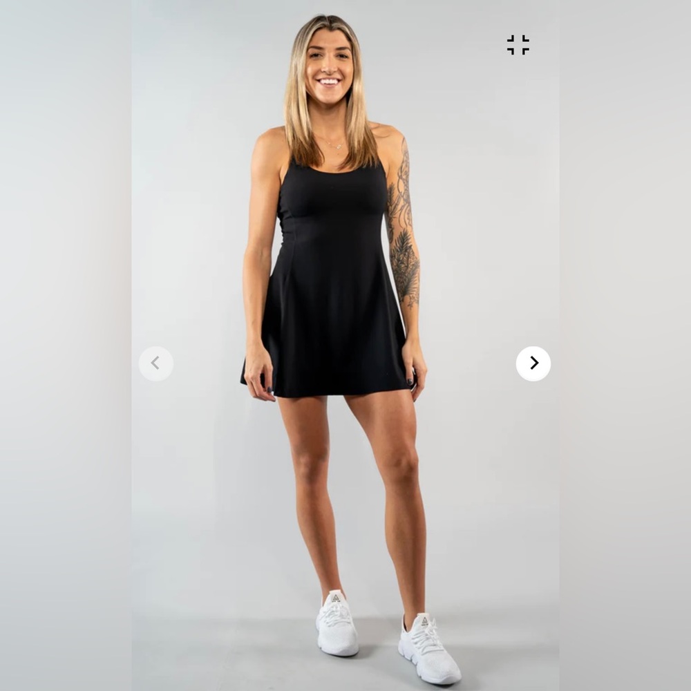 Black Southern Athletica workout dress size 2 (On The Go Dress in Black)